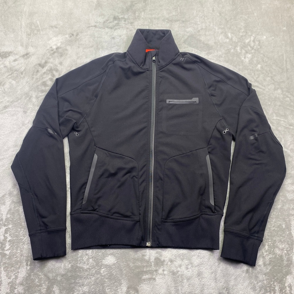 Lululemon Mens Training‎ Jacket Black Full Zip Athletic Techwear Size S Gorpcore